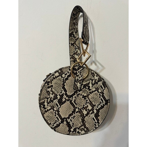 LEMON DROP BY PRIVILEGED SAMMY SNAKE CIRCLE PURSE - Picture 1 of 5